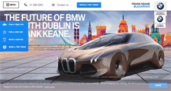 Desktop Screenshot of blackrock.frankkeanebmw.ie